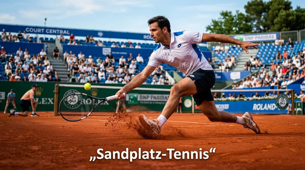 sandplatz tennis herren spielweise turniere bild