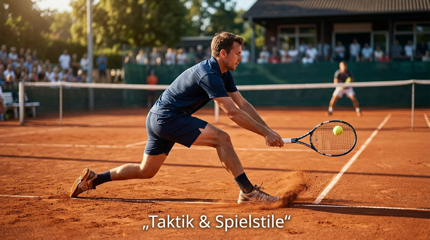 taktik herrentennis spielstile grundlinie bild
