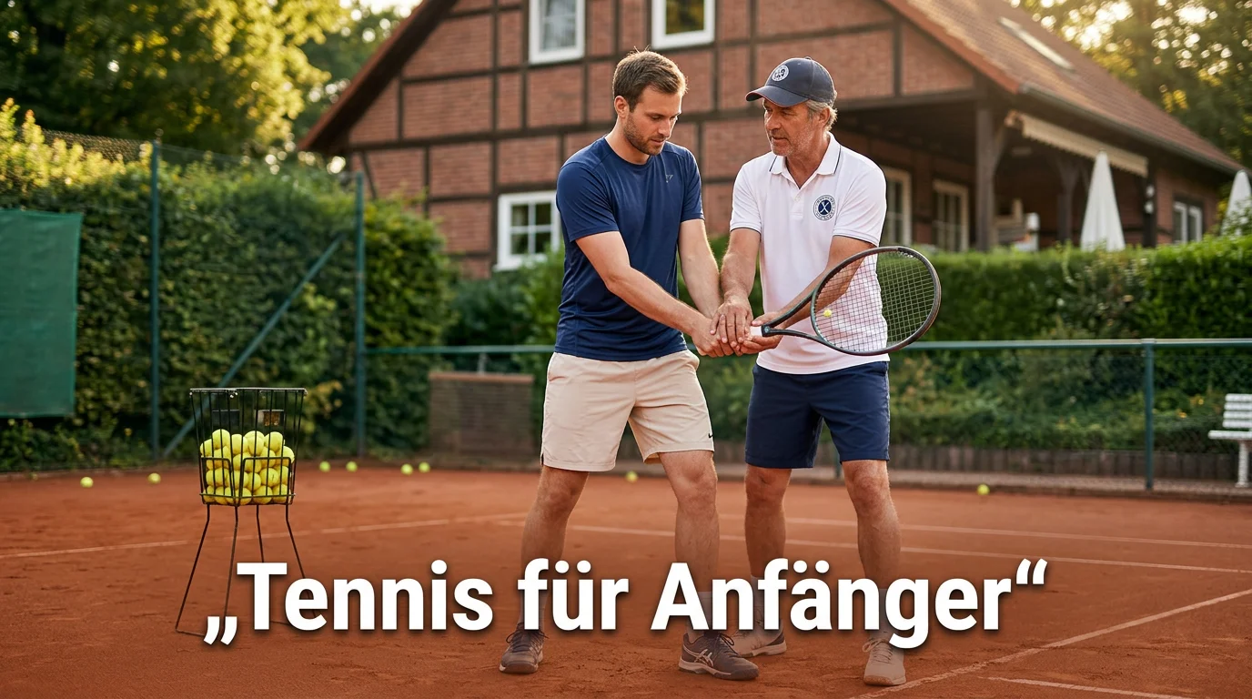 tennis anfaenger herren einstieg verein bild