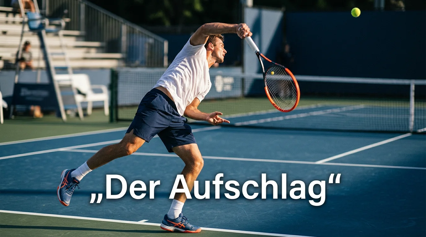 tennis aufschlag herren technik geschwindigkeit bild